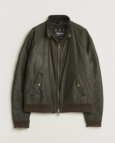 Pre-owned Barbour International Steve McQueen Merchant Jacket Olive L – Green