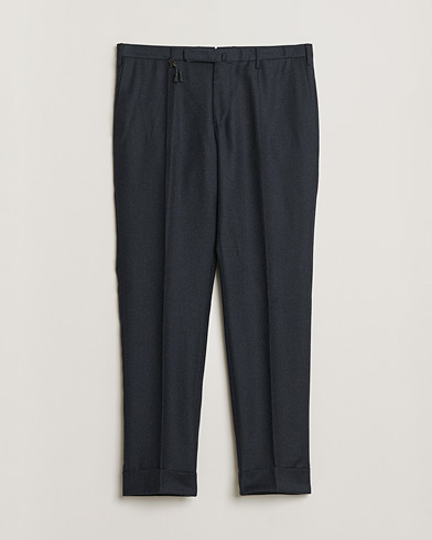 Pre-owned Incotex Slim Fit Flannel Trousers Navy 50 – Blue