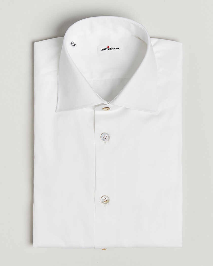 Kiton Slim Fit Dress Shirt White 38 - S – White