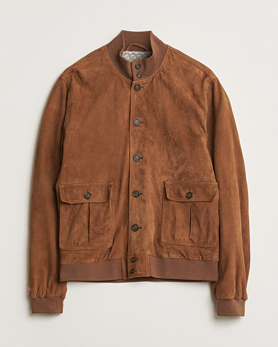 Pre-owned Valstar Valstarino Suede Jacket Sandal 52 – Brown