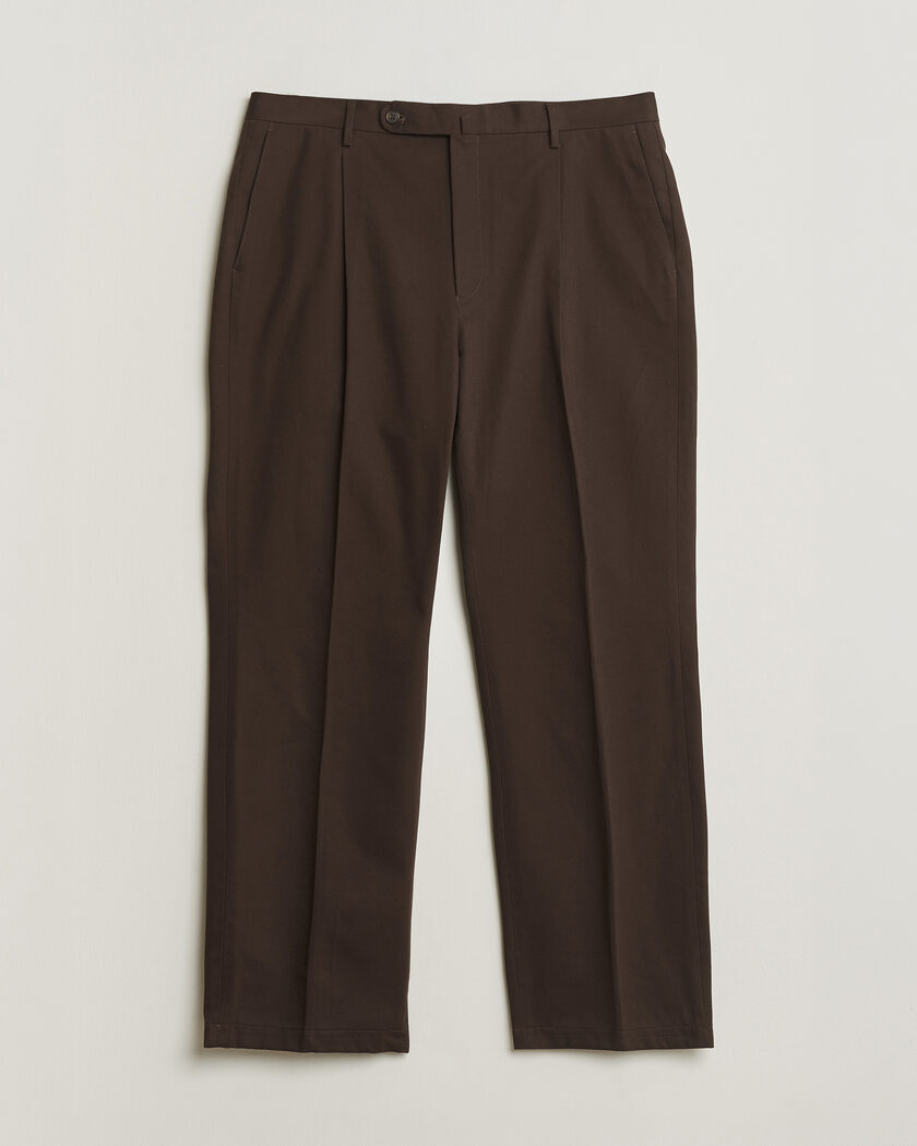 Pre-owned Rubato High Waist Cotton Chino Brown 52 – Blue
