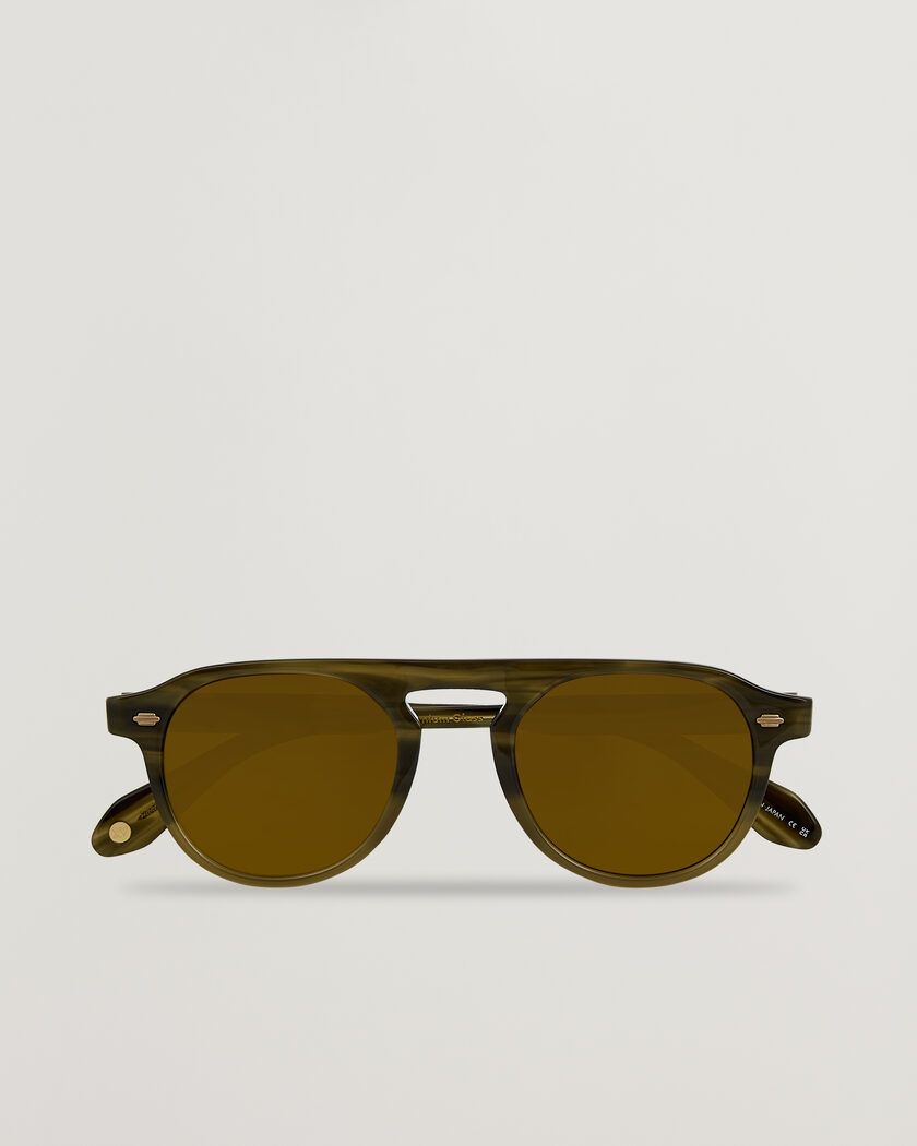 Pre-owned Garrett Leight Harding Sunglasses Army Drift – Green