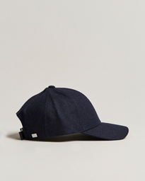  Flannel Baseball Cap Dark Navy