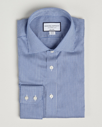  Slim Fit Non Iron Puppytooth Shirt Royal Blue