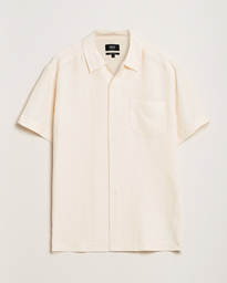  Roy Woven Short Sleeve Shirt Ecru
