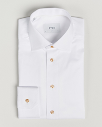  Slim Fit Signature Twill Shirt White