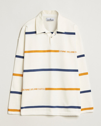  Marina Striped Cotton Rugby Ivory