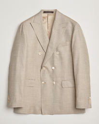  Farris DB Loro Piana Wool/Silk/Linen Blazer Beige