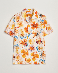  Hibbert Oshibana Printed Shirt White Sand