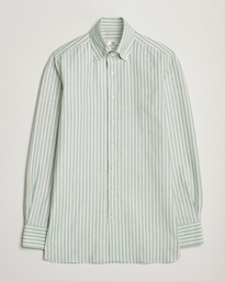  Striped Japan Oxford Button Under Shirt Green