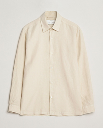  Clean Cut Linen Shirt Oyster