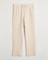  Tamiat Drawstring Linen Trousers Oyster
