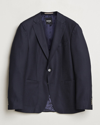  Hutson Structured Blazer Dark Blue