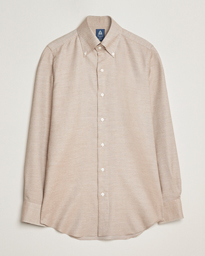  Milano Slim Cashmere BD Shirt Beige