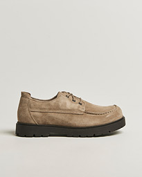 BIRKENSTOCK Highwood Moc Lace Gray Taupe Suede