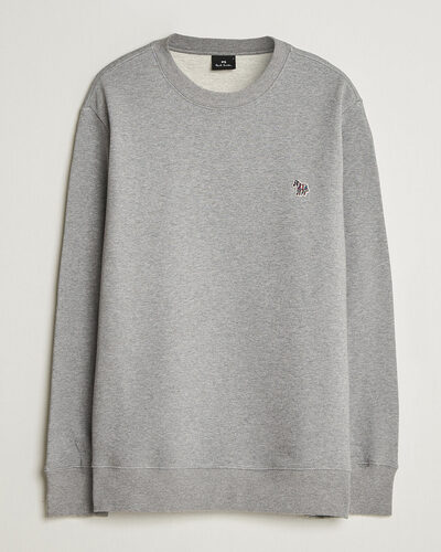 PS Paul Smith Zebra Organic Cotton Sweatshirt Grey Melange