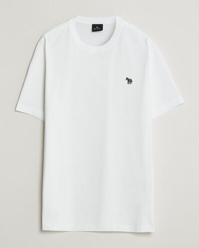 PS Paul Smith Organic Cotton Zebra T-Shirt White