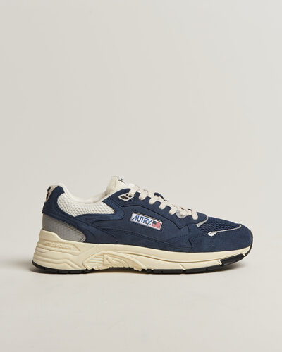 Autry Hyperway Low Suede Running Sneaker Black