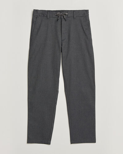 BOSS ORANGE Tapered Fit Drawstring Chino Dark Grey