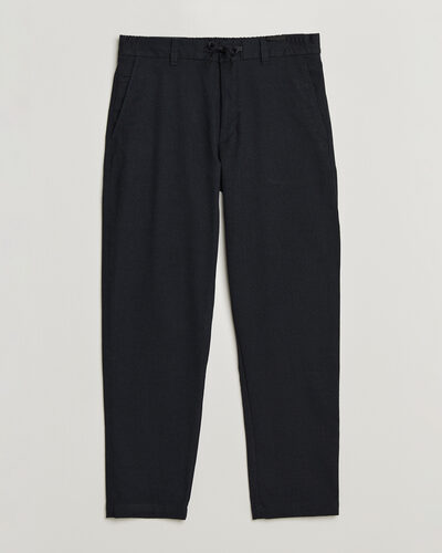 BOSS ORANGE Tapered Fit Drawstring Chino Dark Blue