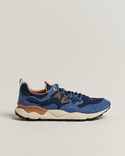 Flower Mountain Yamano 3 Suede/Nylon Sneaker Navy/Blue