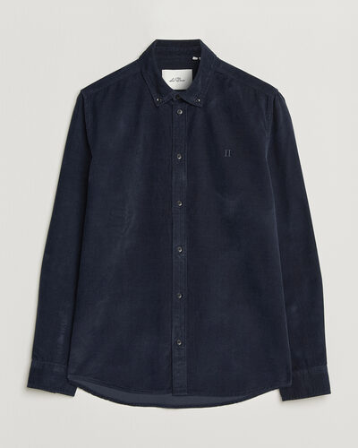 Les Deux Pinwale Corduroy Shirt Dark Navy
