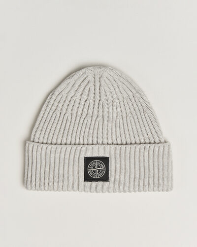 Stone Island Full Rib Wool Hat Sand Melange