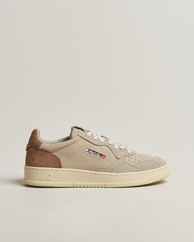 Autry Medalist Low Suede Mix Sneaker Brown/Beige/White