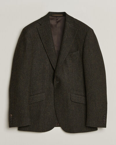 Walker Slater Edward Shetland Wool Donegal Blazer Brown