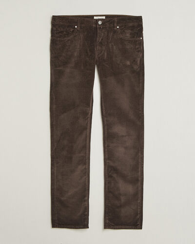 Jacob Cohën Bard 5-Pocket Medium Corduroy Trousers Brown