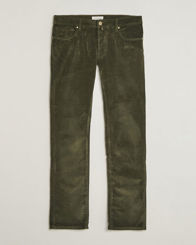 Jacob Cohën Bard 5-Pocket Medium Corduroy Trousers Green