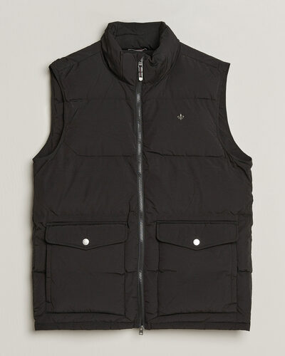 Morris Lennox Puffer Vest Black