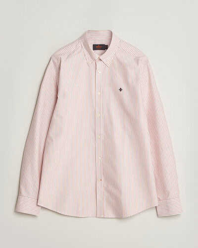 Morris Douglas Oxford Stripe Shirt Orange