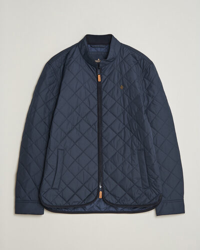 Morris Teddy Quilted Jacket Old Blue