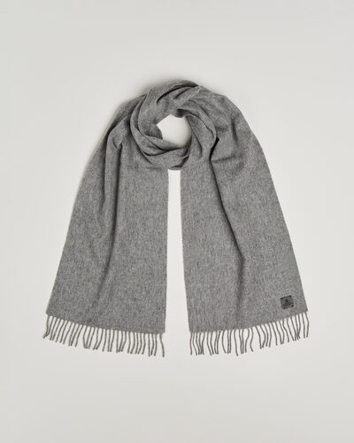 Amanda Christensen Wool Scarf Light Grey Melange