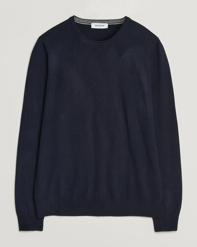 Gran Sasso Wool/Cashmere Crew Neck Navy