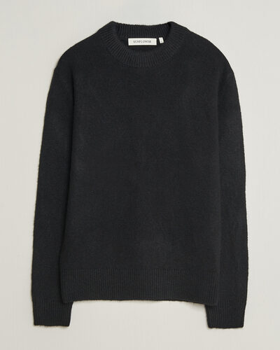 Sunflower Moon Alpaca Sweater Black