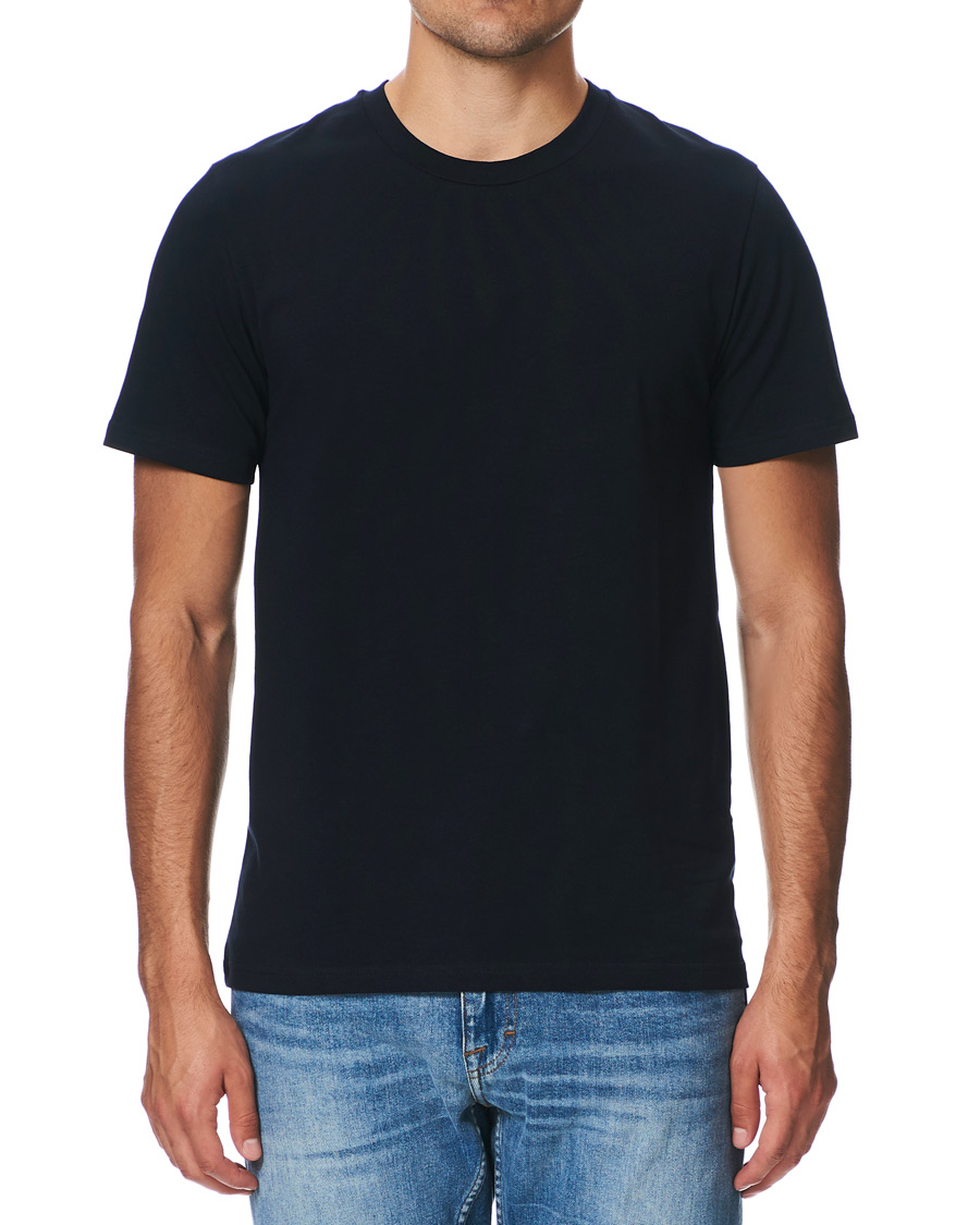 Men | T-Shirts | Filippa K | Soft Lycra Tee Navy