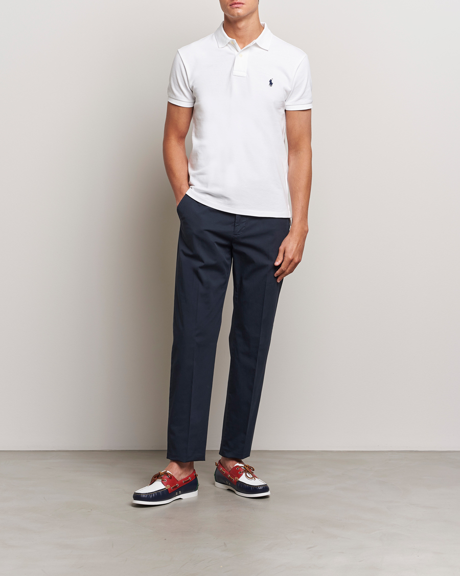 Men | Polo Shirts | Polo Ralph Lauren | Slim Fit Polo White