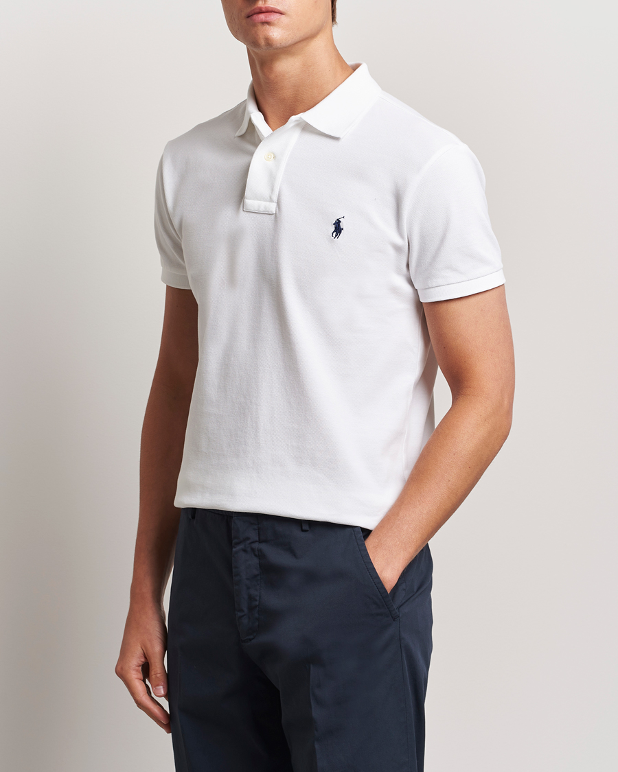 Men | Polo Shirts | Polo Ralph Lauren | Slim Fit Polo White