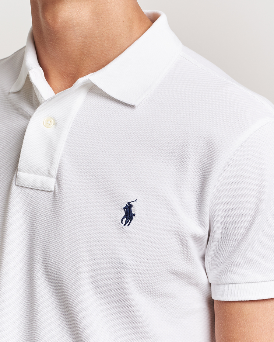 Men | Polo Shirts | Polo Ralph Lauren | Slim Fit Polo White
