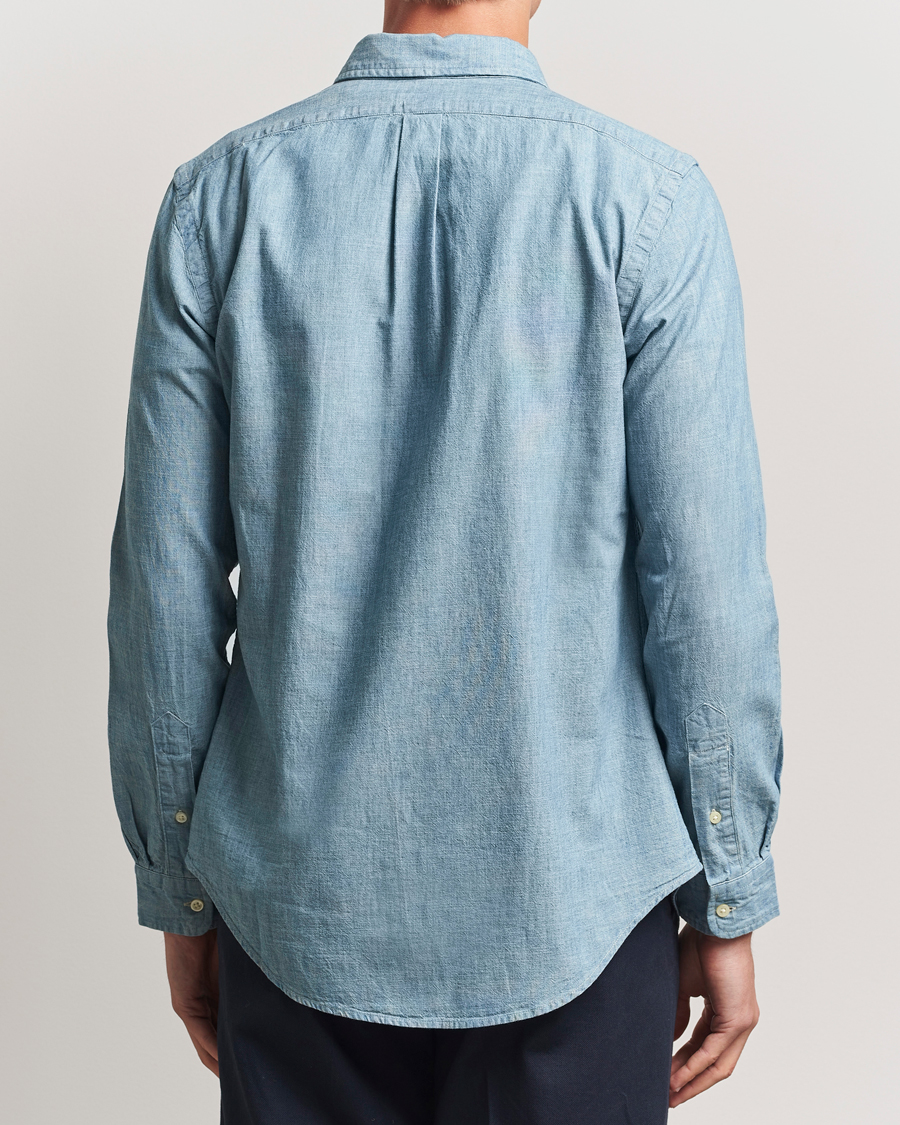 Men | Shirts | Polo Ralph Lauren | Slim Fit Chambray Shirt Washed