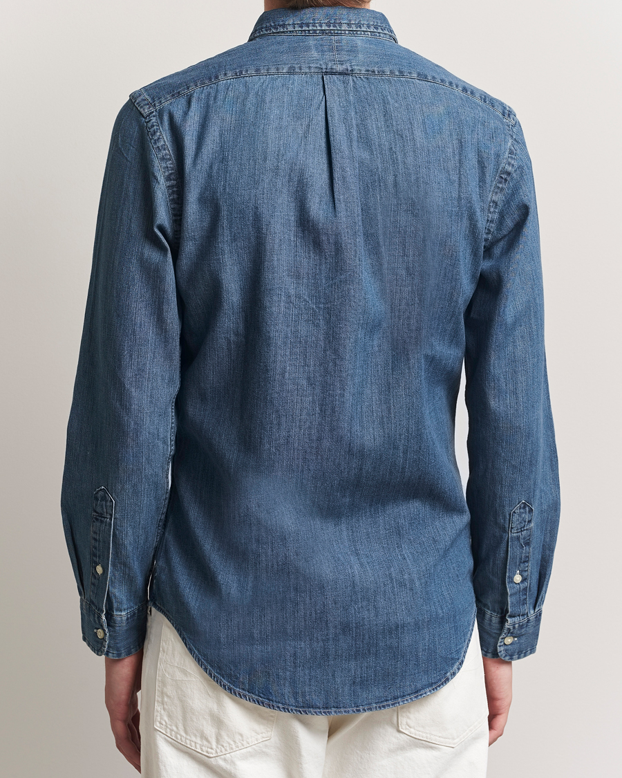 Men | Shirts | Polo Ralph Lauren | Slim Fit Shirt Denim Dark Wash
