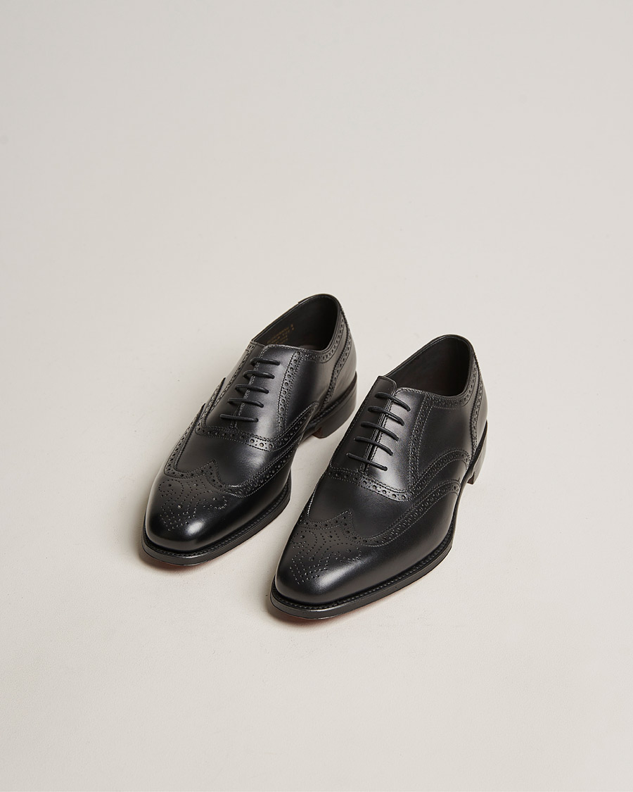 Men | Brogues | Loake 1880 | Buckingham Brogue Black Calf