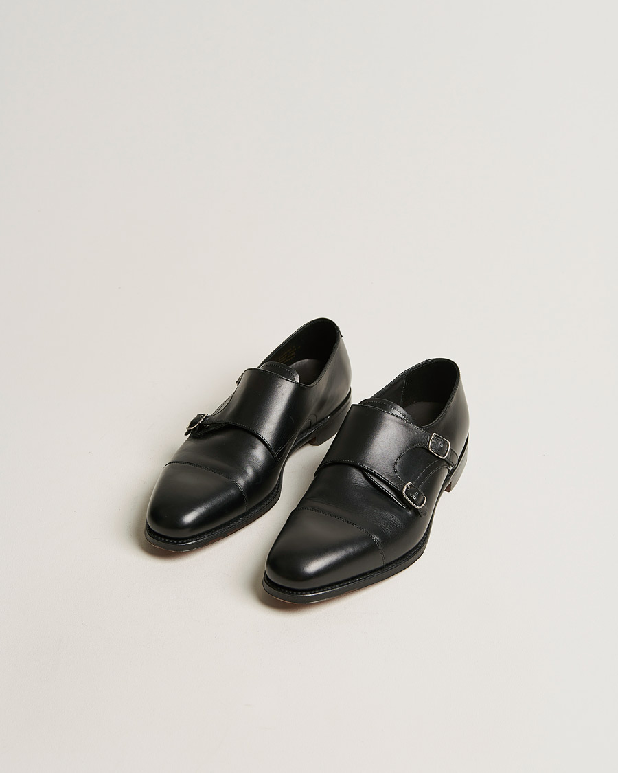 Men | Monk Strap Shoes | Loake 1880 | Cannon Monkstrap Black Calf
