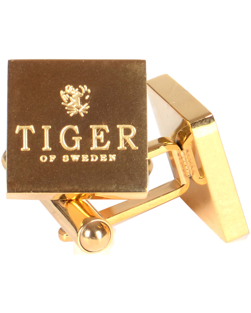 Men | Tiger of Sweden Francesco Cuff Link Gold | Tiger of Sweden | Francesco Cuff Link Gold