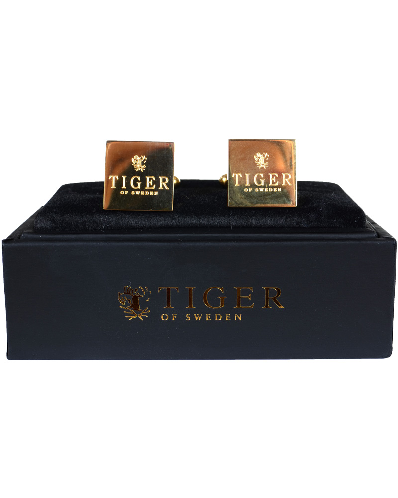 Men | Tiger of Sweden Francesco Cuff Link Gold | Tiger of Sweden | Francesco Cuff Link Gold