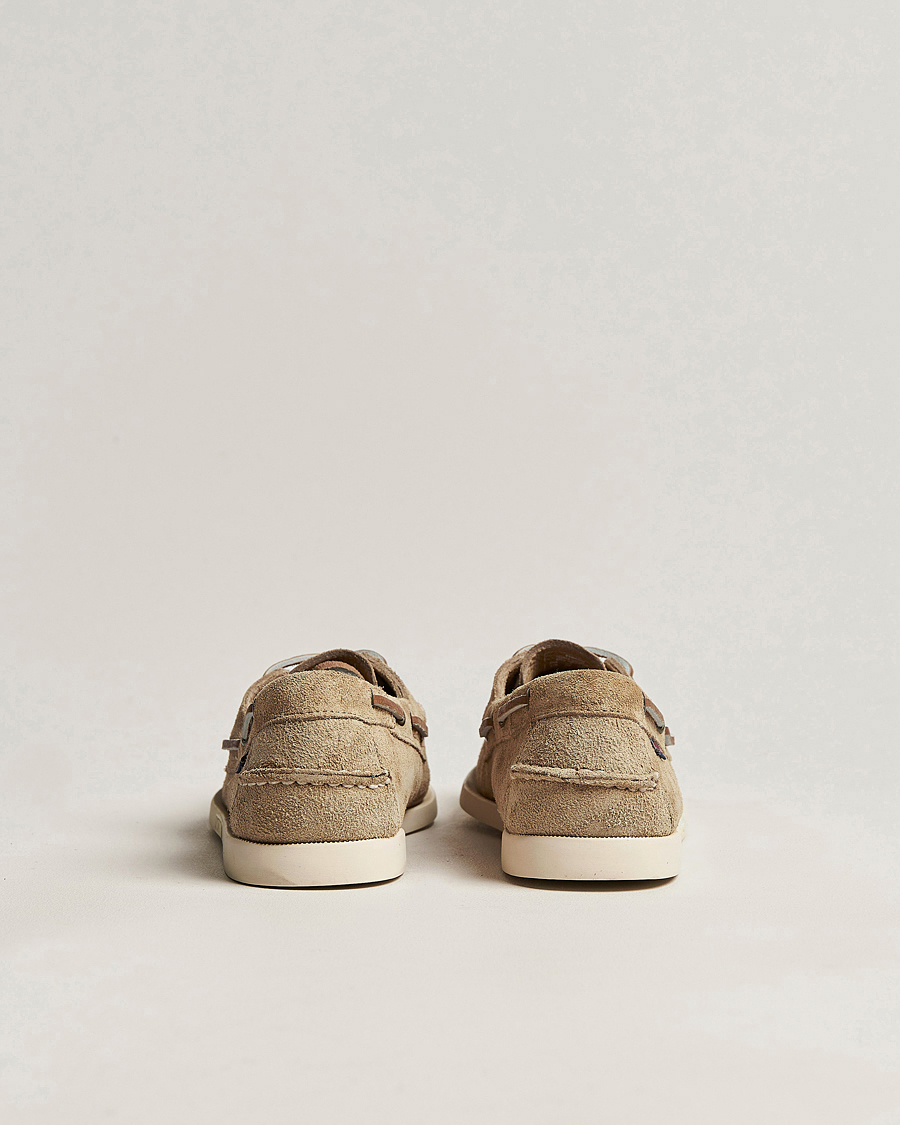 Men | Boat Shoes | Sebago | Docksides Suede Boat Shoe Beige Camel