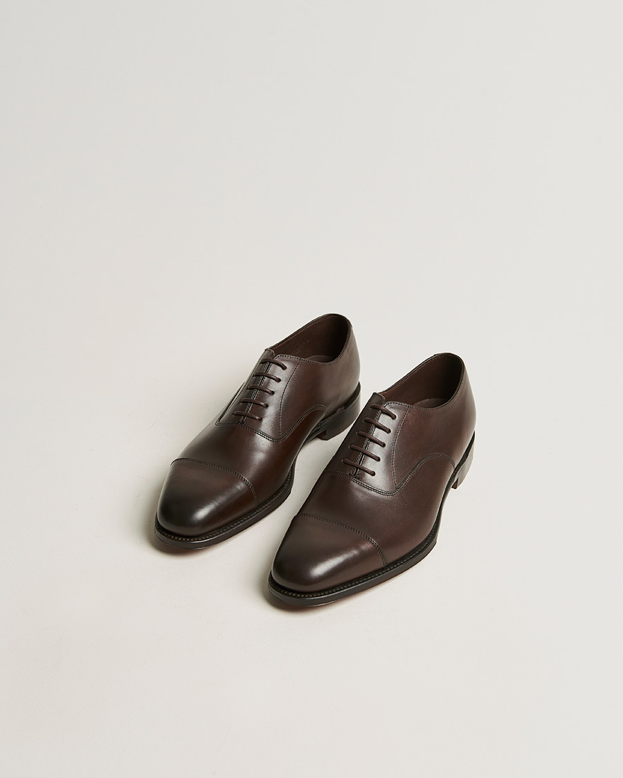 Men | Oxford Shoes | Loake 1880 | Aldwych Oxford Dark Brown Calf