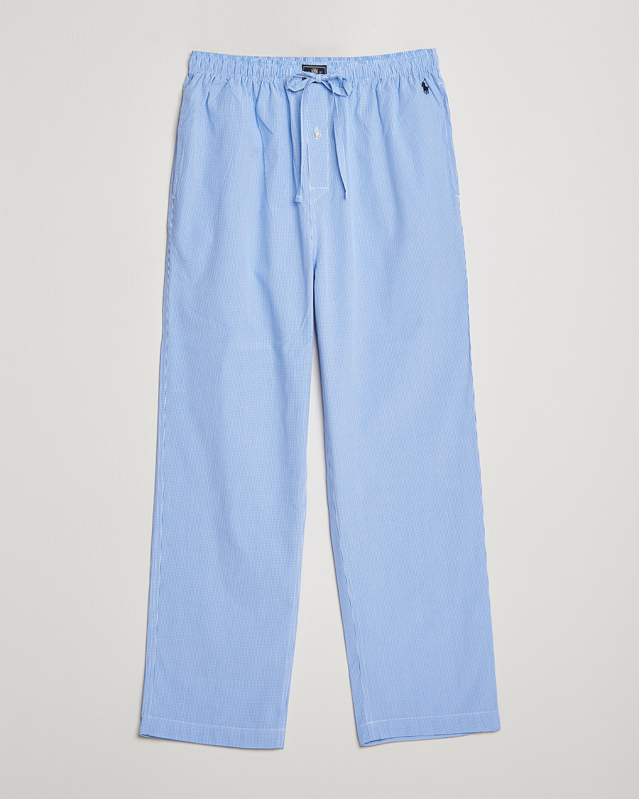 Men | Pyjamas & Robes | Polo Ralph Lauren | Pyjama Pant Mini Gingham Blue